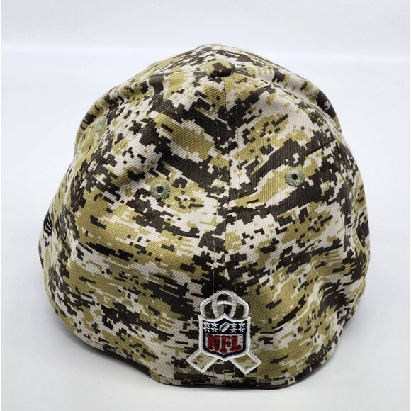New Era 39THIRTY Las Vegas Raiders Salute To Service Fitted Hat - Picture 3 of 6
